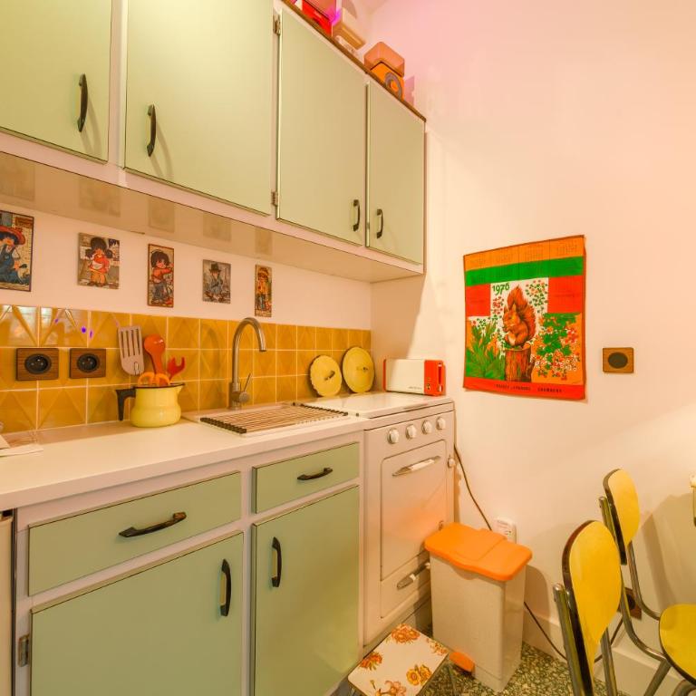 Les Seventies - Climatiseur - ventilateur - proche gare - One-Bedroom Apartment - 18