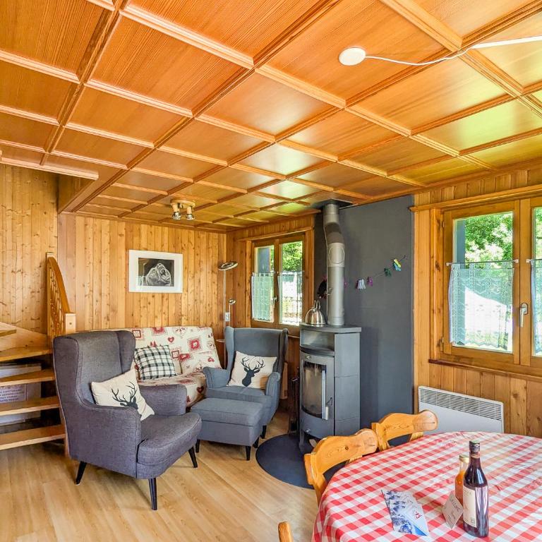 Repos en montagne, Chalet au vert, vue et jardin - Chalet mit 3 Schlafzimmern - 16