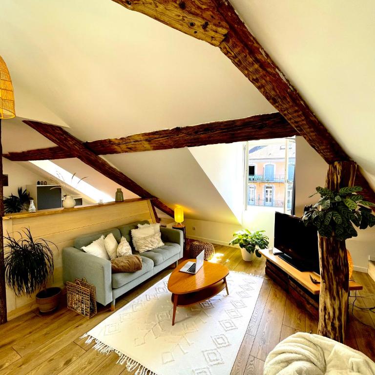 Nid douillet sous les toits avec jacuzzi - Appartement 1 Chambre - 1
