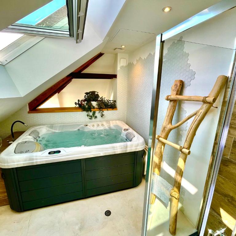 Nid douillet sous les toits avec jacuzzi - Appartement 1 Chambre - 28