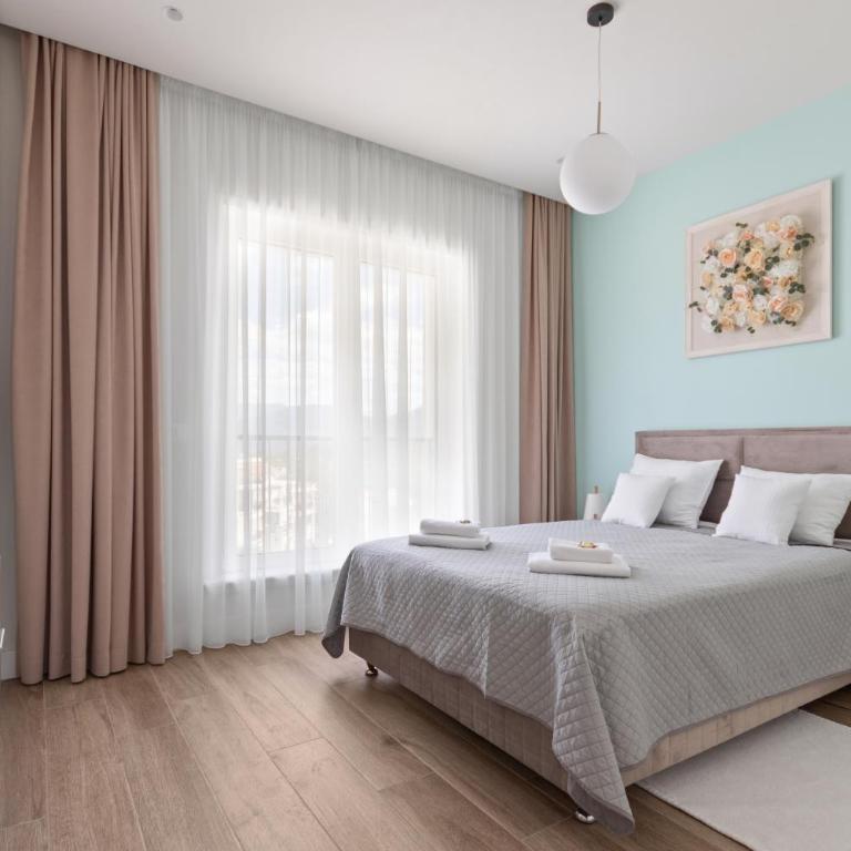 Lustica Apartments Central Bay - Apartman sa 2 Spavaće Sobe, Terasom i Pogledom na More - 6