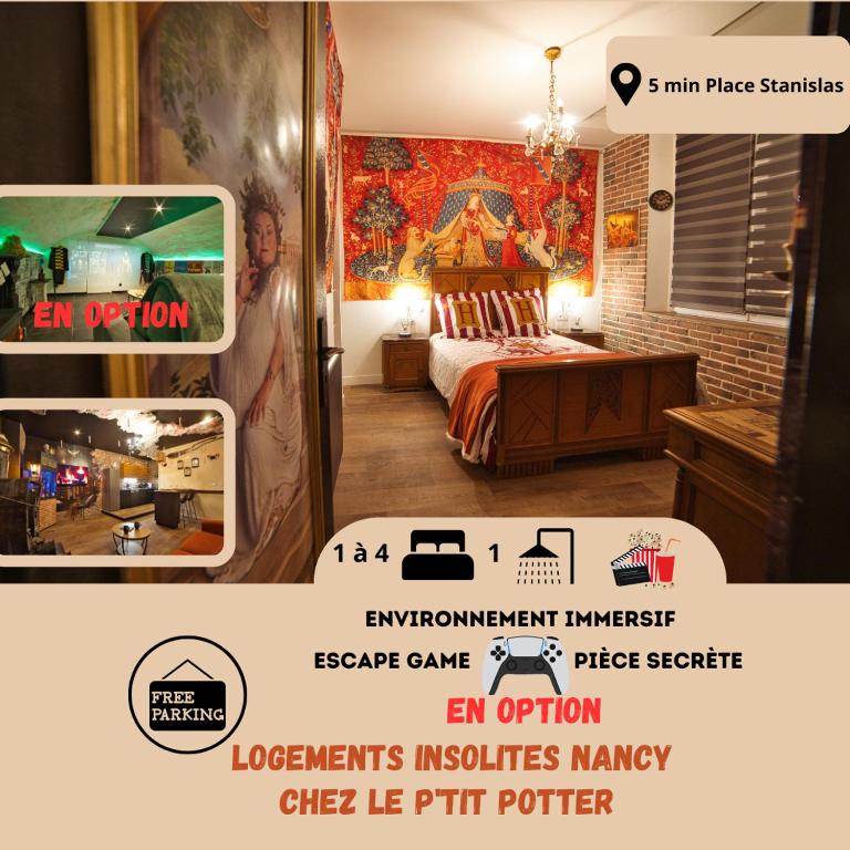 Chez Le Petit Potter Escape Game et Pièce Secrète en Option - Apartment mit 1 Schlafzimmer - 2