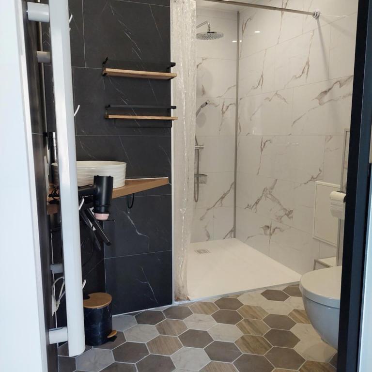 Appartement adapté PMR 4 personnes Saint Gervais les Bains - Apartamento con terraza - 12