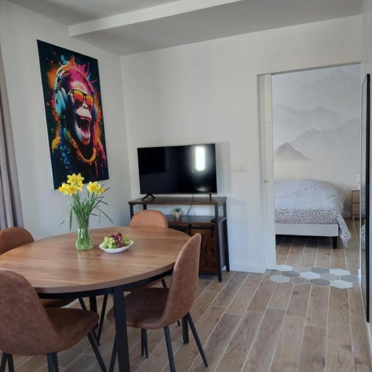 Appartement adapté PMR 4 personnes Saint Gervais les Bains - Apartamento con terraza - 8