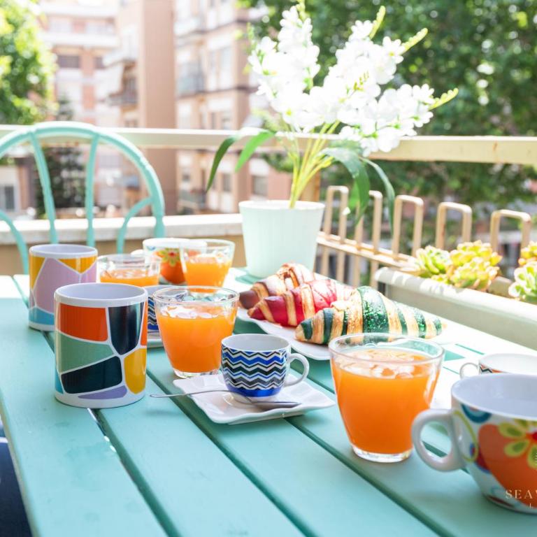 Sea View Rome Luxe Stay - 7 pax, 2 baths, 100mt from the sea, A-C, terrace - Appartamento con 2 Camere da Letto - 34