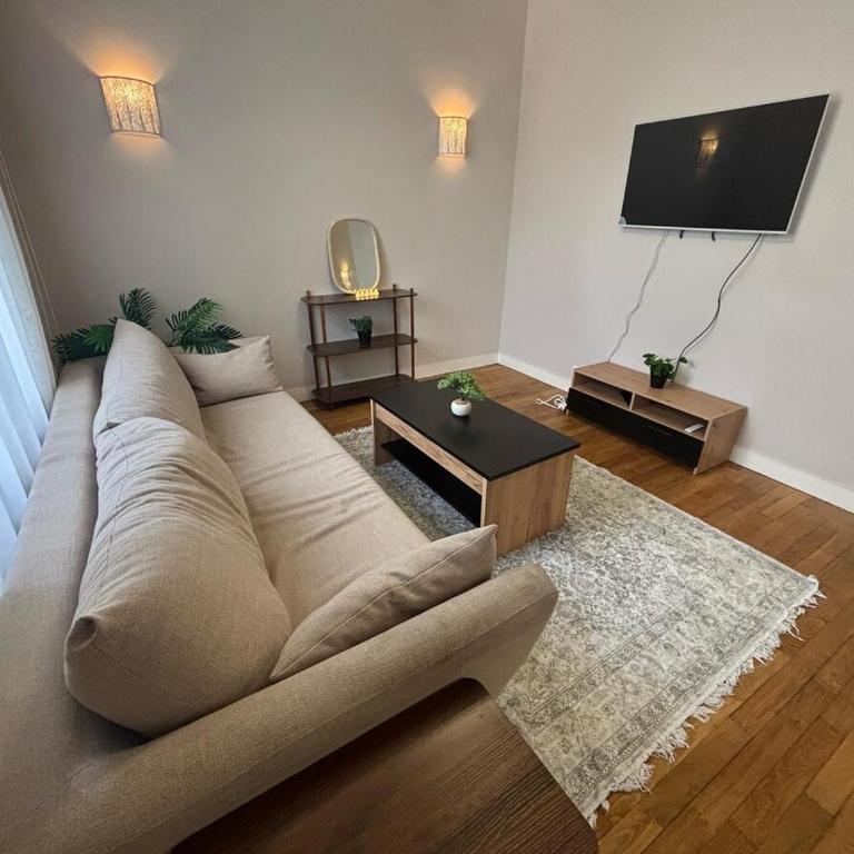 Grand T3 90m2 Haussmanien avec suite en centre ville et parking TOUT inclus - Apartamento de 2 dormitorios con vistas al jardín - 17