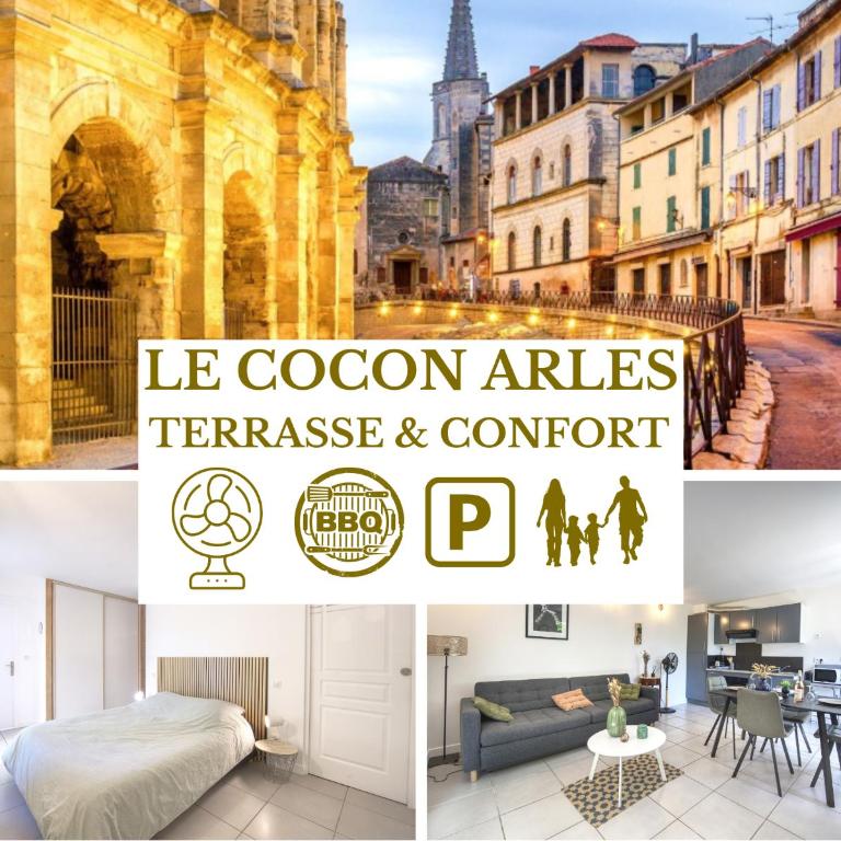 Le Cocon - Terrasse & BBQ - Centre historique Gare et Arènes à Proximité - Emplacement Idéal - Two-Bedroom Apartment - 1