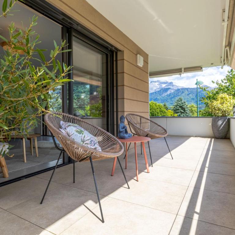 Tournette, vue montagne & belle terrasse - Appartamento con Vista Montagna - 26