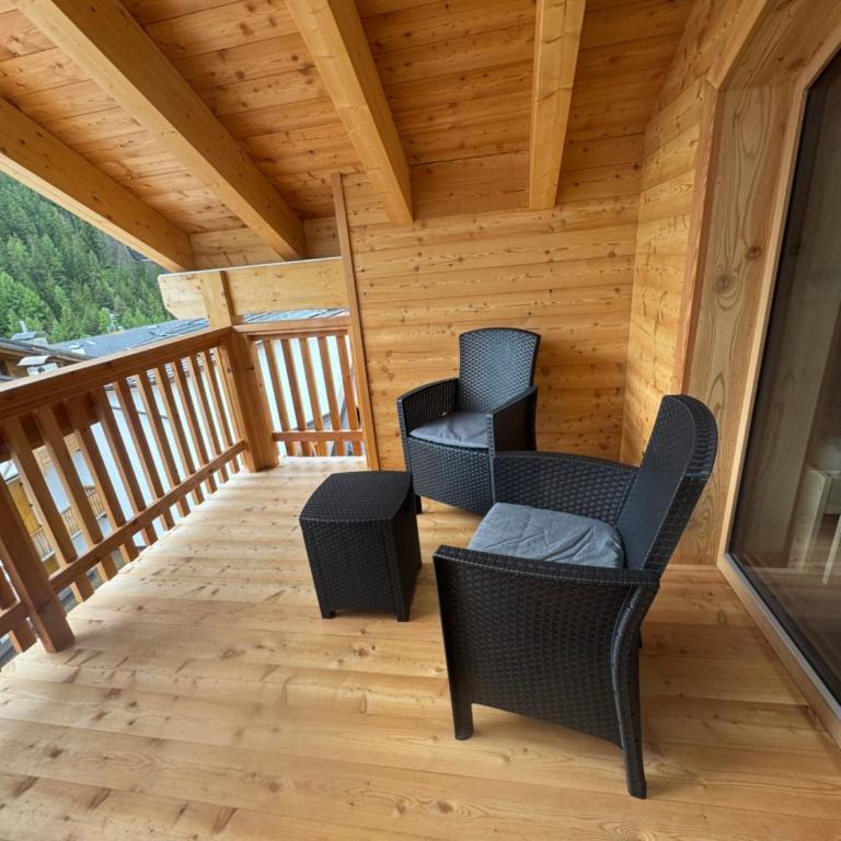 Residence Vajolet San Cassiano - Studio-Apartment mit Balkon - 2