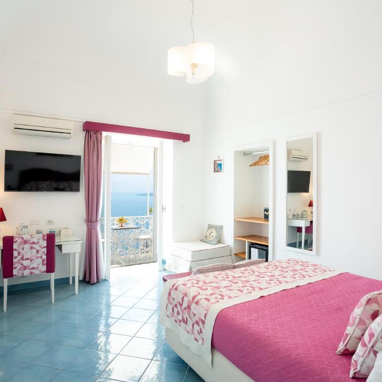Casa Nilde - Camera Matrimoniale Superior con Balcone e Vista Mare - 14