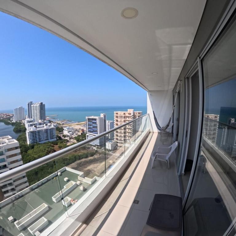 Apartamento Cartagena 180, vista espectacular - Apartamento con vistas y balcón - 24