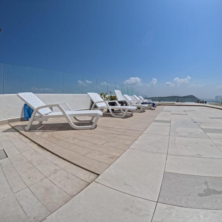 Apartamento Cartagena 180, vista espectacular - Apartamento con vistas y balcón - 7