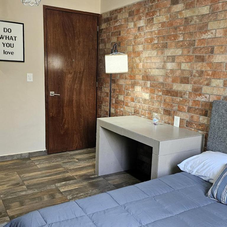 R08 MID STUDIO at ITESM CEM Full Services, Shared-Kitchen, Fridge ,Laundry, Smart TV, Parking, Balcony - Habitación Doble con baño privado - 9