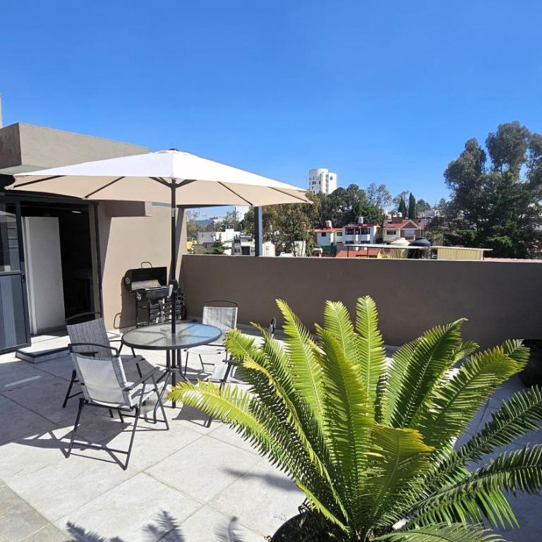 R08 MID STUDIO at ITESM CEM Full Services, Shared-Kitchen, Fridge ,Laundry, Smart TV, Parking, Balcony - Habitación Doble con baño privado - 28