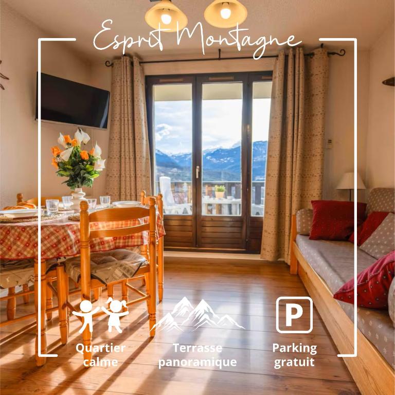 Esprit Montagne - Vue - Balcon - Parking - Two-Bedroom Apartment - 1