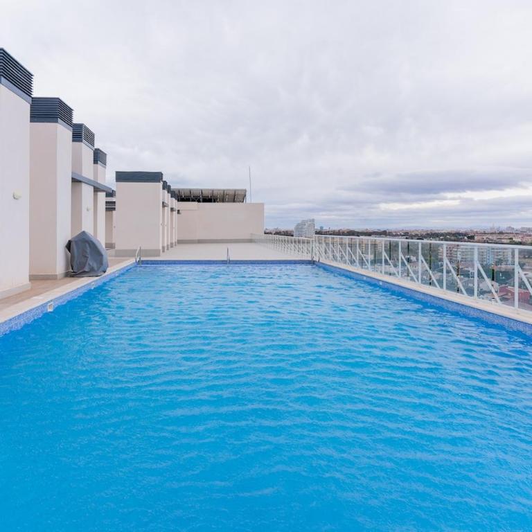 Seaview Apartment in Canet with Rooftop Pool - Apartment mit 2 Schlafzimmern - 41