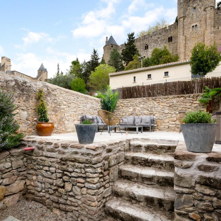 Au Pied de la Cité - Terrasse - Climatisation - Wifi - Maison 3 Chambres - 25