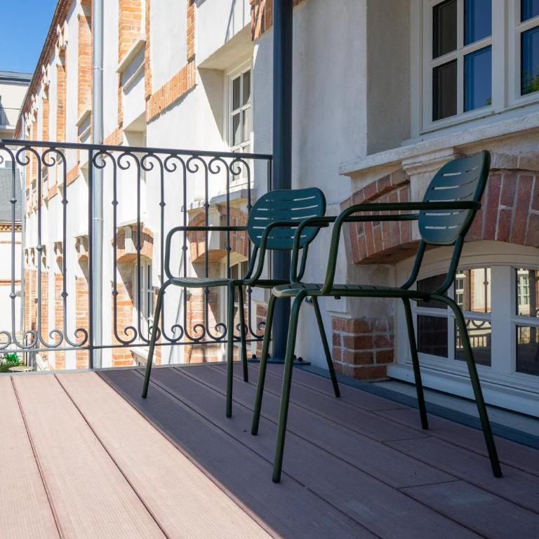 Appartement Design classé 3 étoiles avec Terrasse & Parking Privé - Hyper Centre Orléans - Appartement 2 Chambres - 12