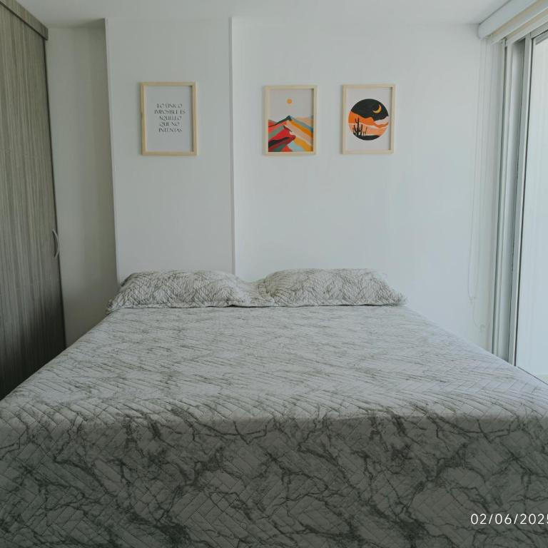 Apartamento Gaira - Mar y Descanso en Santa Marta - Apartamento de 2 dormitorios con balcón y vistas al mar - 9
