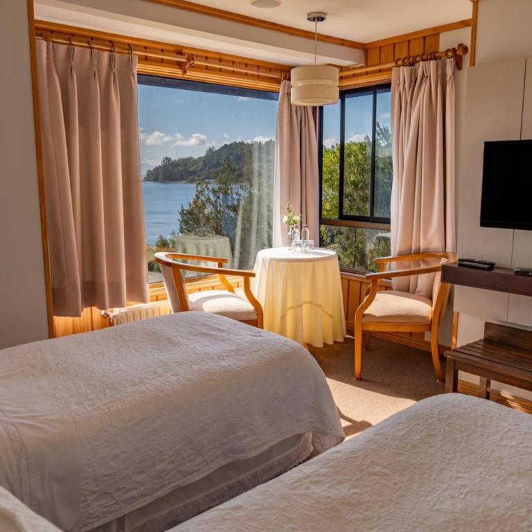 Hotel Elun, la mejor vista - Habitación Doble - 2 camas - 3