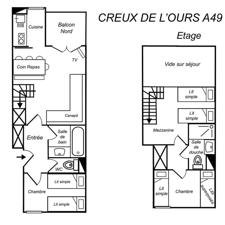 Duplex 3 Pièces 6 Personnes - Méribel - FR-1-182-176 - Appartement (6 Adultes) - 23