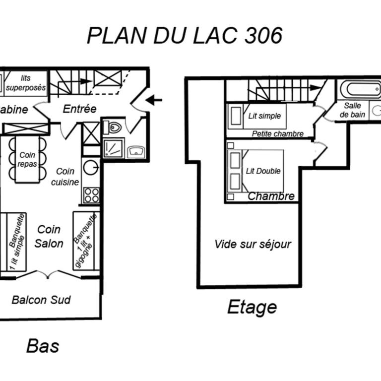 Charmant Duplex 2* Skis aux Pieds, 6 Pers, Balcon Sud - FR-1-182-109 - Appartement (6 Adultes) - 8