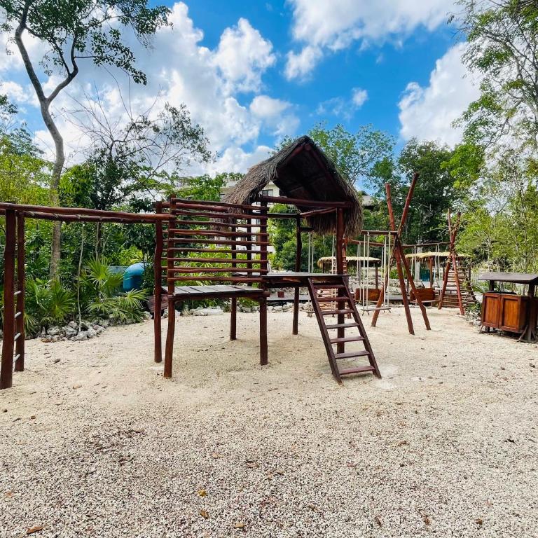 Condo Family in the jungle with cenotes and big pool - One-Bedroom Apartment - 28