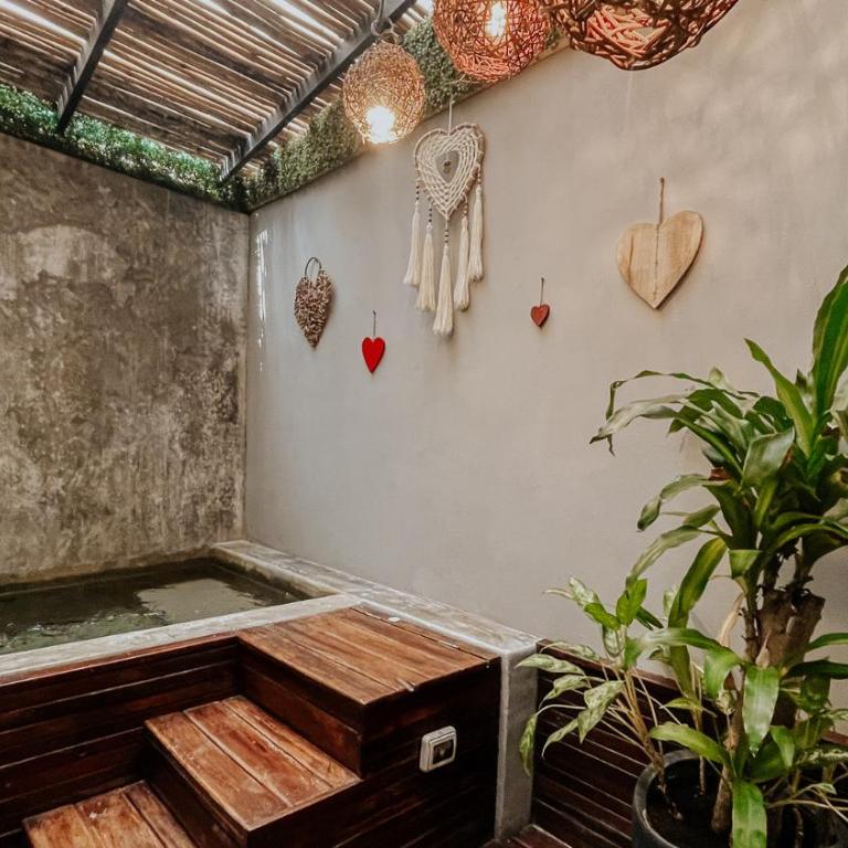 Little Gem Hotel Tulum La Veleta - Suite Deluxe con patio privado y bañera a temperatura ambiente - 8