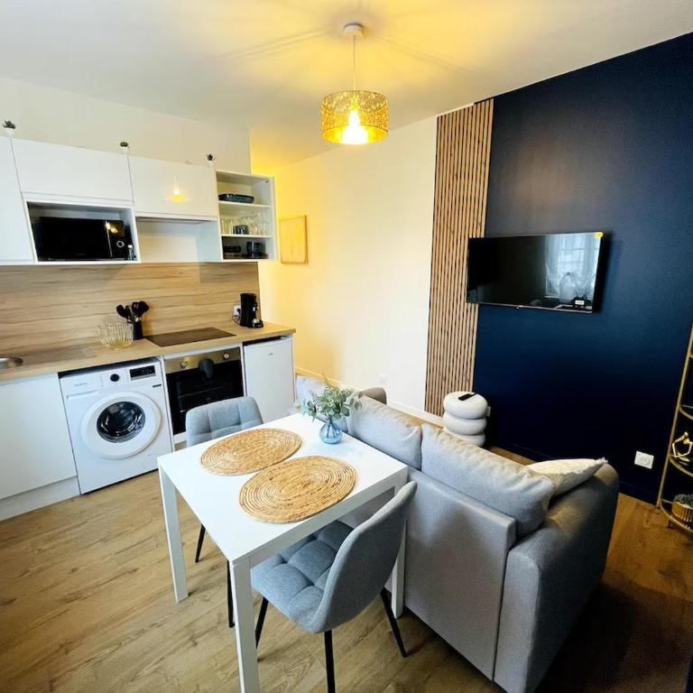 Rêve bleu au port avec parking gratuit - Appartement 1 Chambre - 7