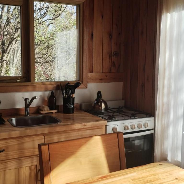 Cabaña de Montaña con Parrilla y Vista al Atardecer - Andes Alquileres - Chalet de 1 dormitorio - 4