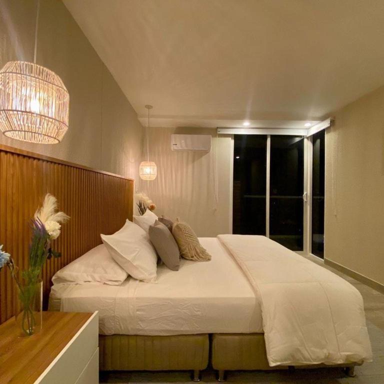 Exclusivo Apto En Dominique Cartagena - Two-Bedroom Apartment with Balcony - 3