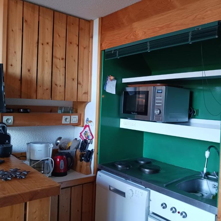Studio mezzanine pour 5 personnes aux Arcs 1800 avec animaux admis - FR-1-411-964 - Appartement - 5