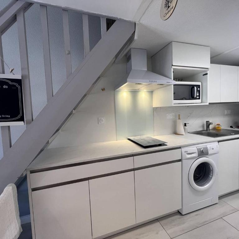 Villa T1 avec Mezzanine et Parking Privé à Port Leucate, 4 Couchages - FR-1-81-641 - Villa - 5