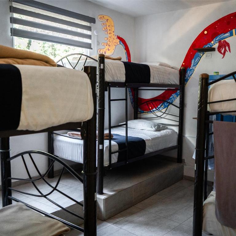 Hostal Talavera - Cama en habitación compartida mixta de 6 camas - 2
