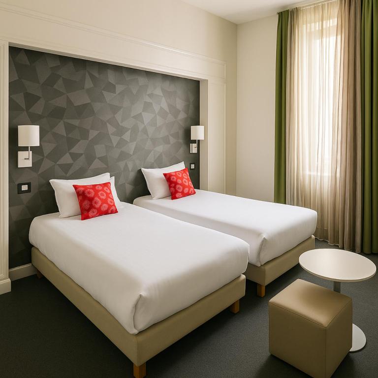 Hôtel Albert Elisabeth Gare SNCF - Chambre Lits Jumeaux - 2