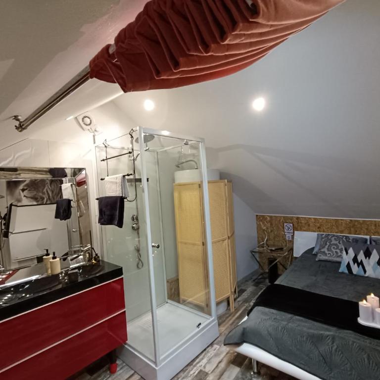 Gîte Sauna Balnéo Lâchez Prise Meublé de tourisme classé 3 étoiles VERTON - Casa con 1 dormitorio - 24