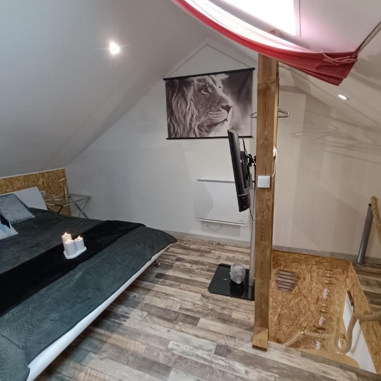 Gîte Sauna Balnéo Lâchez Prise Meublé de tourisme classé 3 étoiles VERTON - Casa con 1 dormitorio - 25