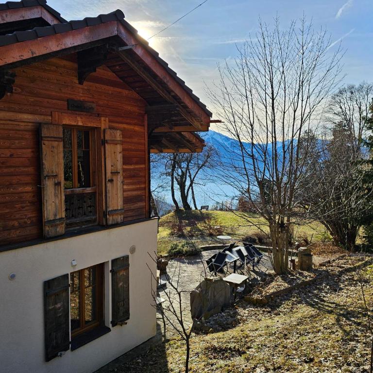 Grand chalet rustique à Gryon, avec vue et cheminée - Chalet - 1