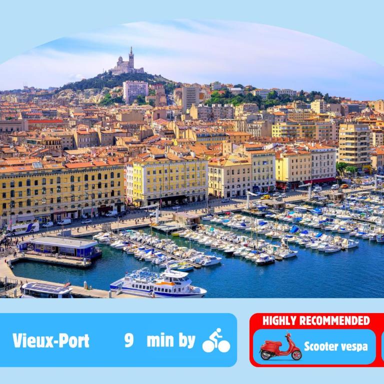 Studio Cosy 30m2 proche plage Marseille 13007 - Apartment mit 1 Schlafzimmer - 23