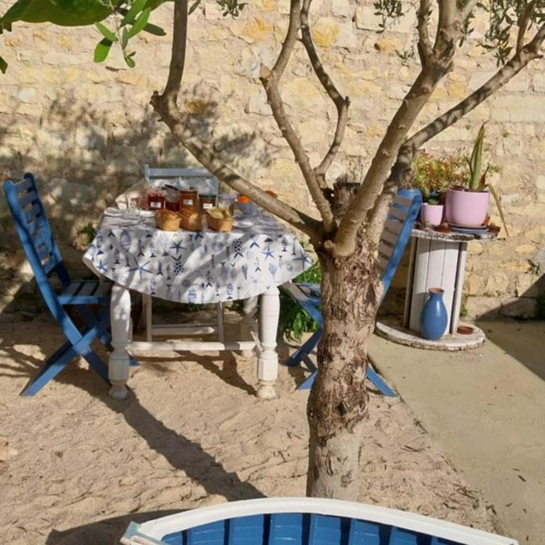 Chambre bleue avec accès plage - Chambre Double - 17