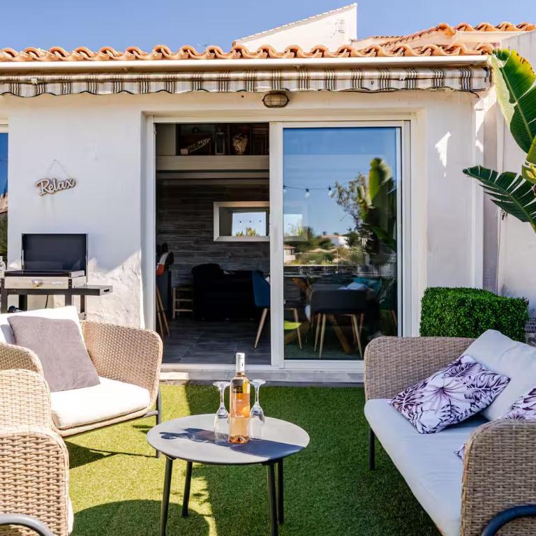 VUEMER Bandol - GRANDE TERRASSE de 45m2 VUE MER PISCINE PARKING - Apartment mit 1 Schlafzimmer - 4