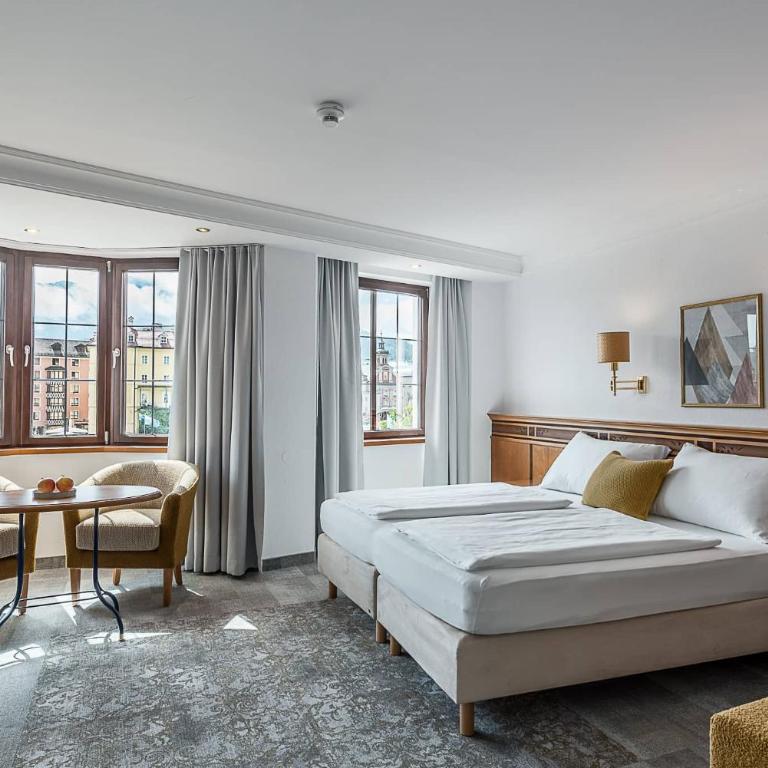 Hotel Mondschein - Großes Doppelzimmer mit Flussblick - 7