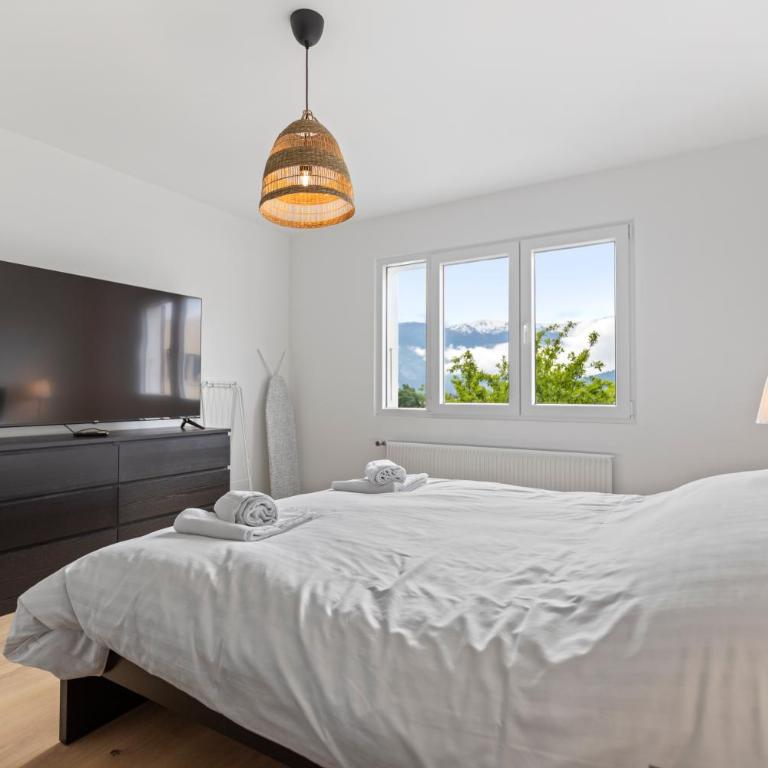 Bel appartement rénové avec vue, à Savièse - Apartment mit 2 Schlafzimmern - 4