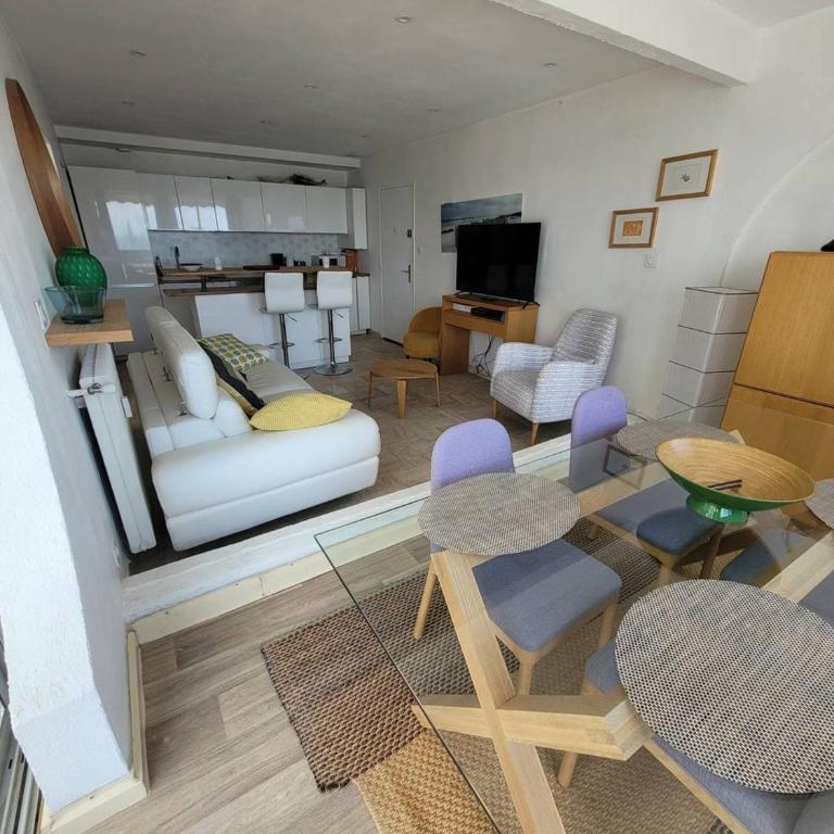 Centre Ville Appartement t2 pour 4 personnes N31 - Apartment mit 1 Schlafzimmer, Meerblick und Terrasse - 4