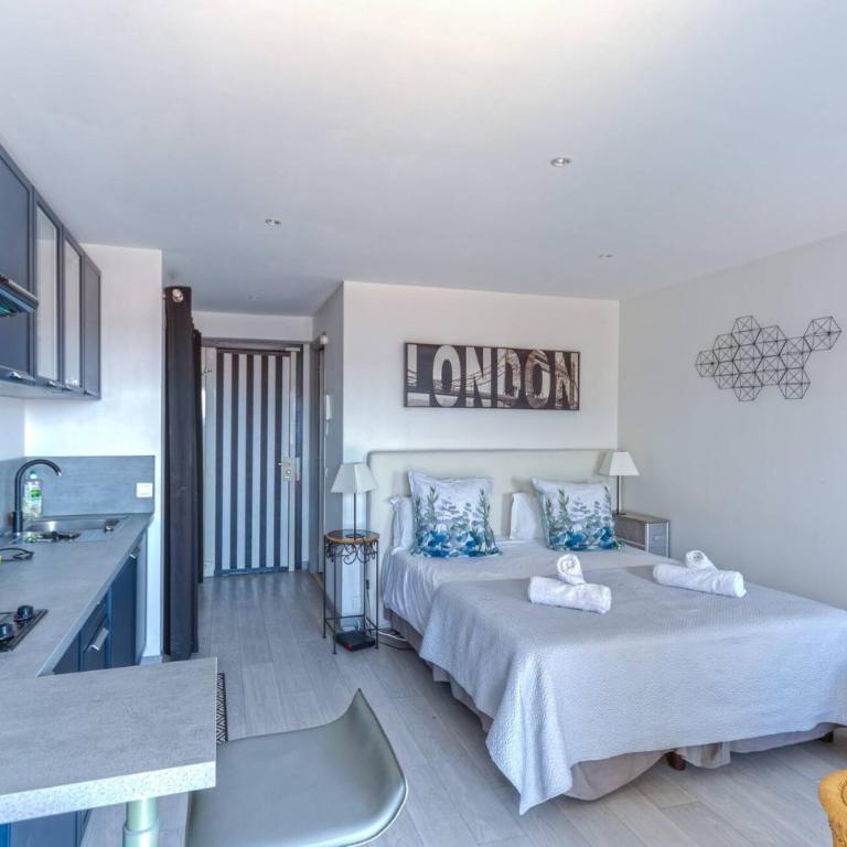 Le Mimosas - Studio Cannes centre - Vue mer Terrasse WIFI climatisation - Estudio - 2