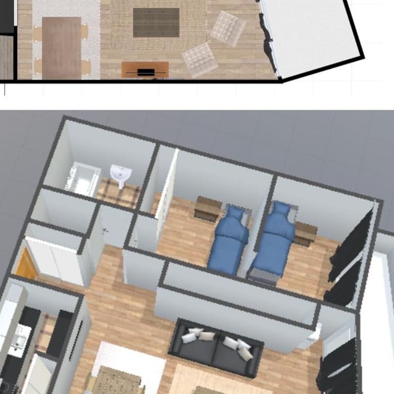 Appartement confortable au sud avec balcon et lave-linge - One-Bedroom Apartment - 4