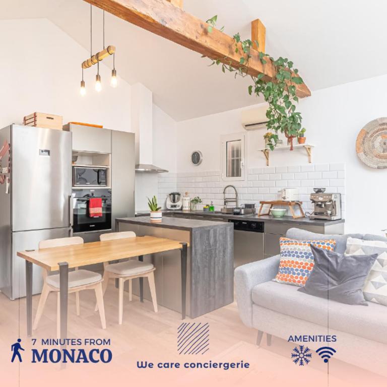 Cosy Townhouse 5 min Monte-Carlo Casino - Appartement - 1