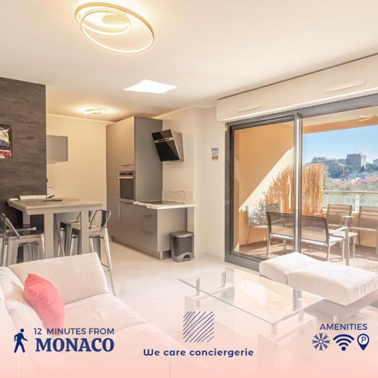 Beautiful apartment with pool near Monaco - Chambre Simple - 1