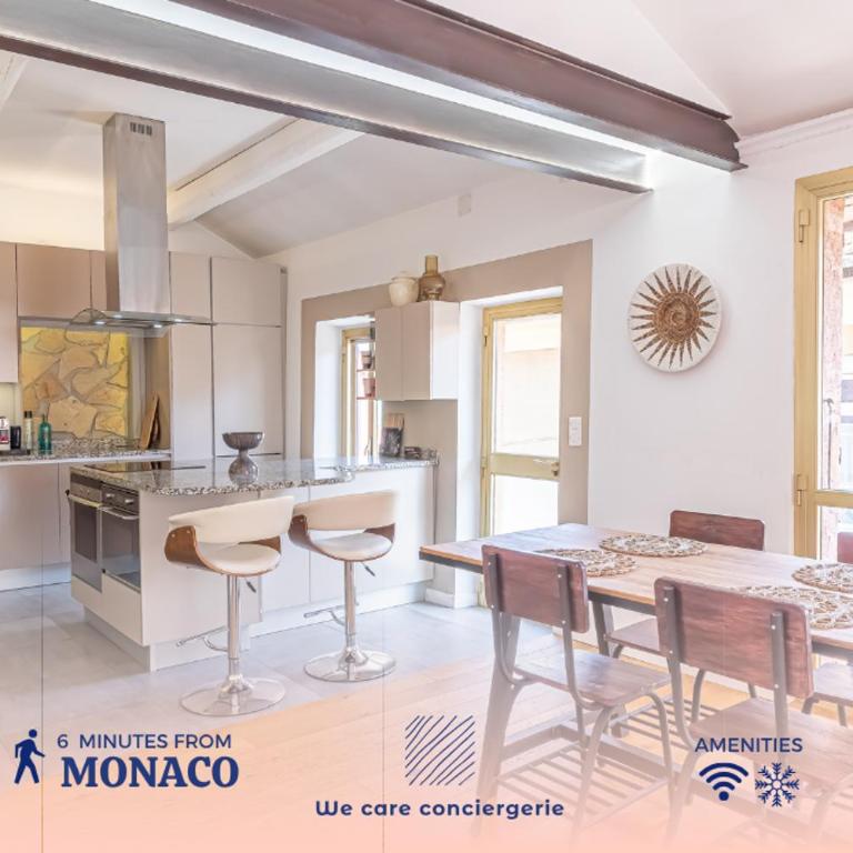 Renovated house in the center of Beausoleil - Chambre Simple - 1