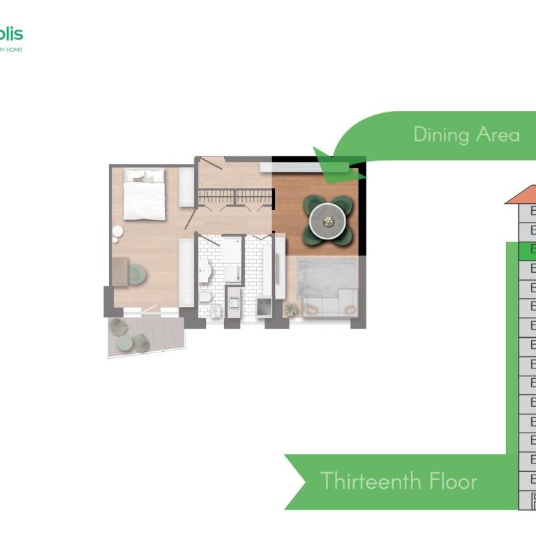 Skyline view Biancamano 1 bdr with balcony by Rentopolis - Appartamento con Vista e Balcone - 64